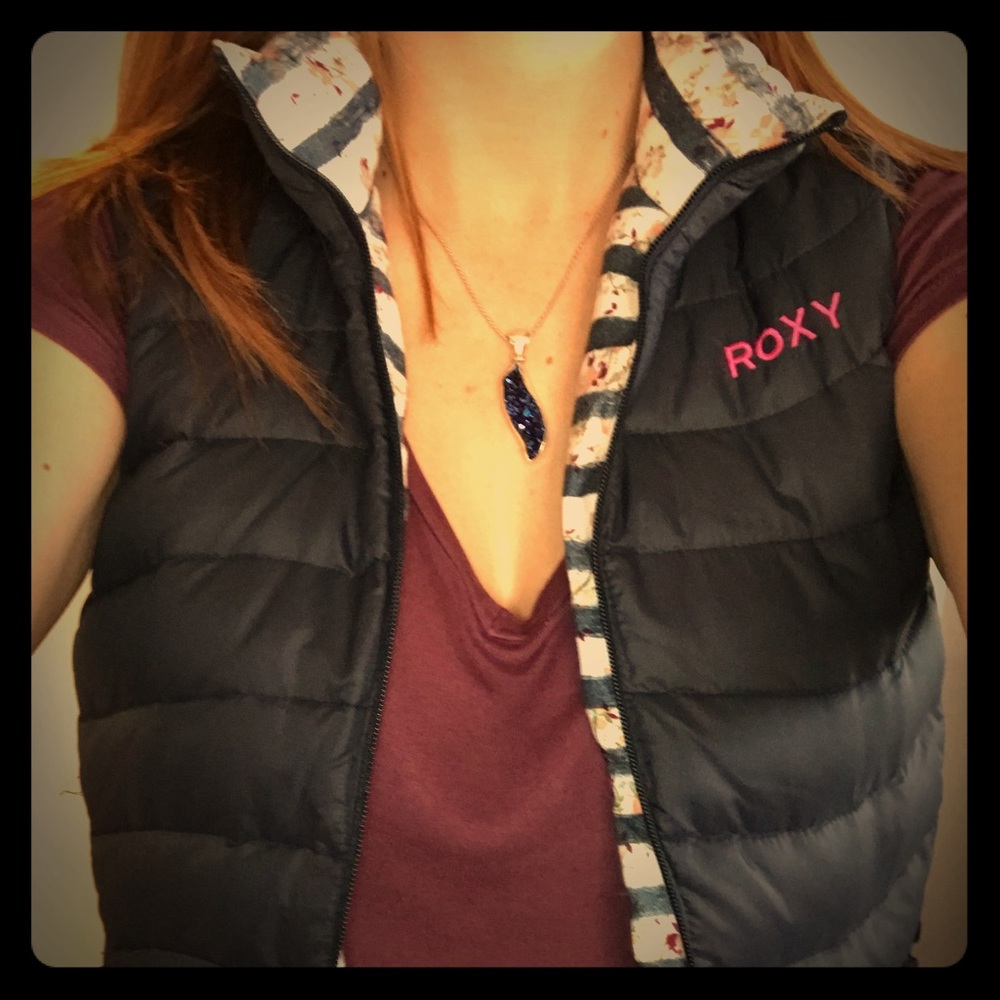 Roxy down reversible vest